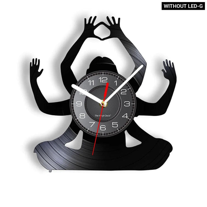 Zen Gymnastics Vinyl Record Wall Clock