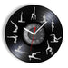 Zen Gymnastics Vinyl Record Wall Clock