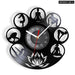 Zen Gymnastics Vinyl Record Wall Clock