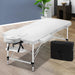 Zenses 75cm Wide Portable Aluminium Massage Table Two Fold