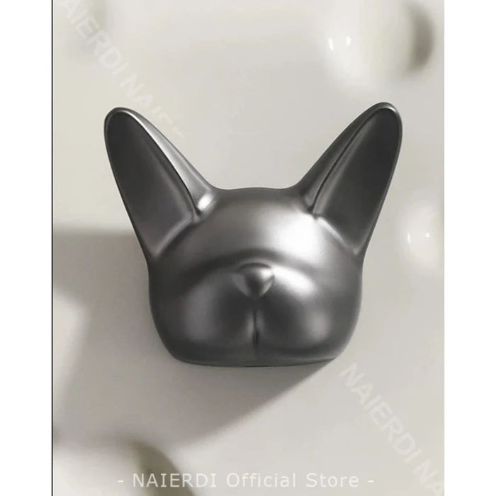 Zinc Alloy Bulldog Wall Hook For Hanging Clothes Hats Coats