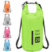 Dry Bag With Zipper Green 20 l Pvc