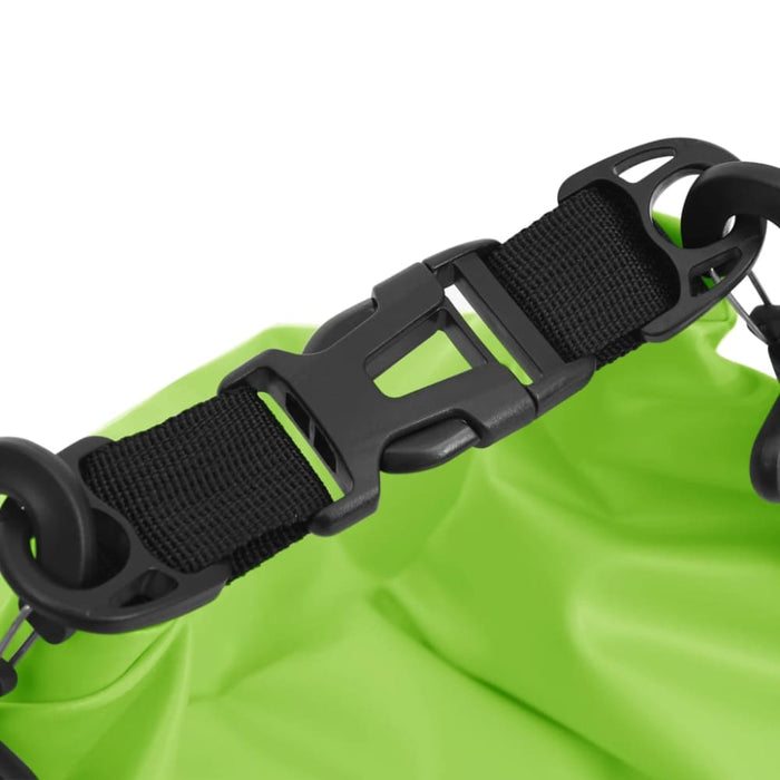 Dry Bag With Zipper Green 20 l Pvc