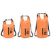 Dry Bag With Zipper Orange 15 l Pvc