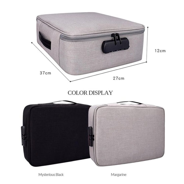 Zj02 Waterproof Polyester Multi Layer Document Storage Bag