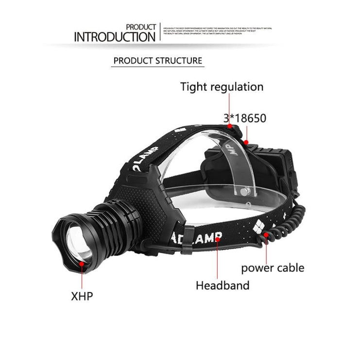 Zk20 Powerful Rechargeable 18650 Battery Waterproof Bike