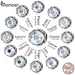 Zodiac Star Sign 925 Sterling Silver Charm Beads Fit