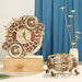 Zodiac Wall Clock Time Art 3d Wooden Puzzle Model Building