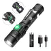 Zoomable High Power Led Flashlight With Usb Charger