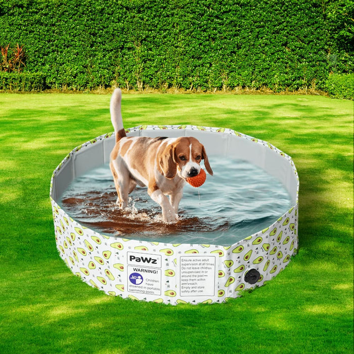 Goslash Picks 100cm Portable Pet Swimming Pool Kids Dog