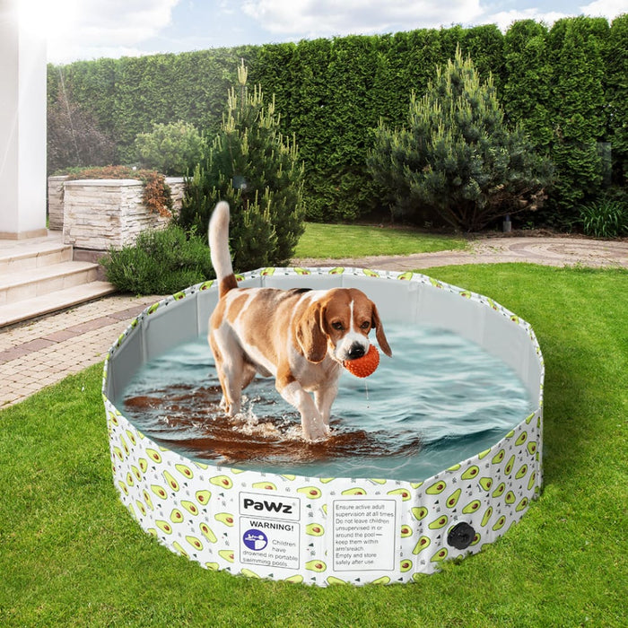 Goslash Picks 100cm Portable Pet Swimming Pool Kids Dog