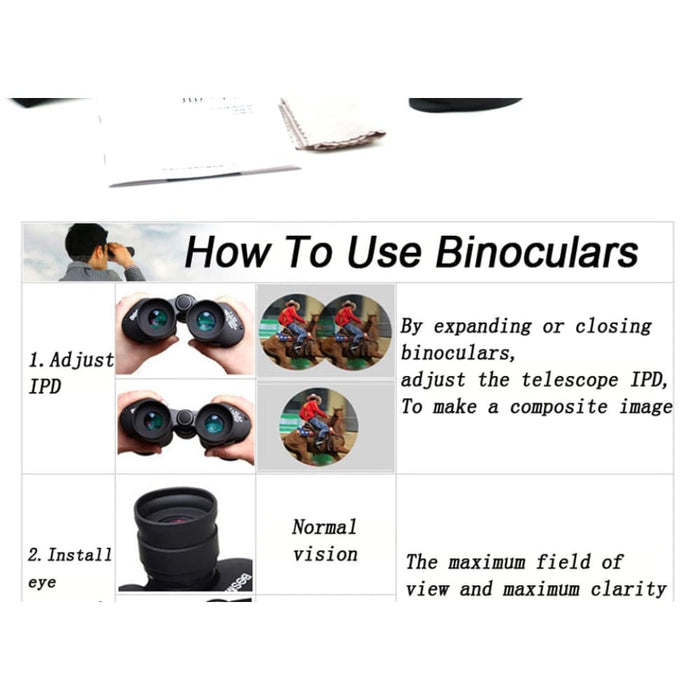 10x42 Powerful Binoculars Telescope