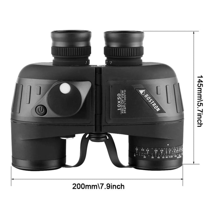 10x50 Marine Military Binoculars Telescope With Rangefinder