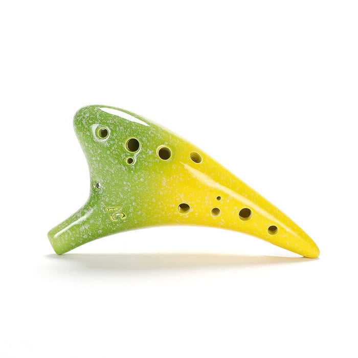 12 Holes Ceramic Ocarina Alto c Starry Style Musical