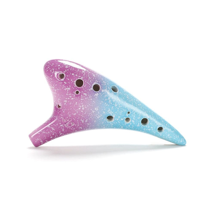 12 Holes Ceramic Ocarina Alto c Starry Style Musical