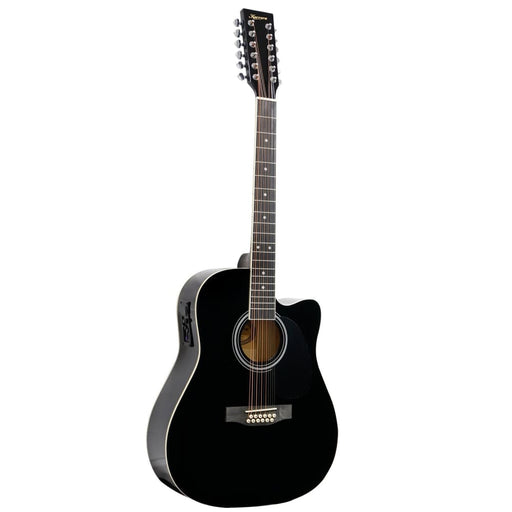 12-string Acoustic Guitar With Eq - Black