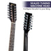 12-string Acoustic Guitar With Eq - Black