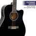 12-string Acoustic Guitar With Eq - Black