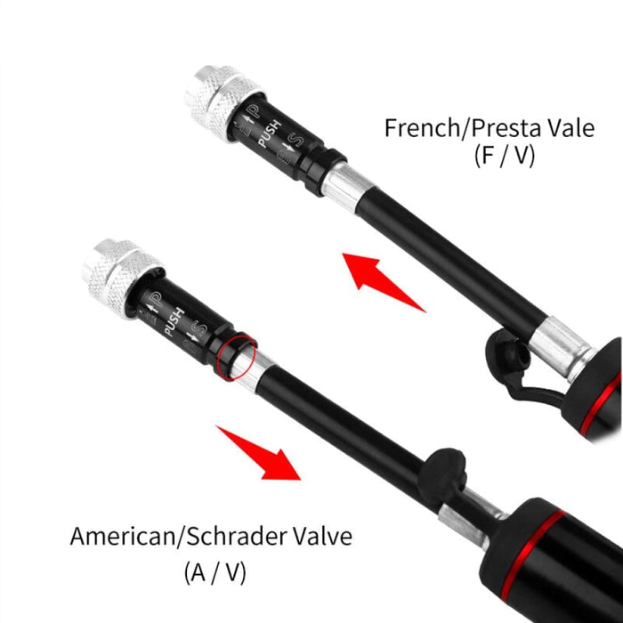 120psi Portable Aluminum Alloy Bike Pump