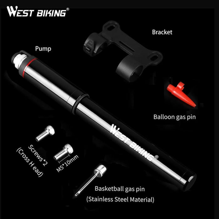 120psi Portable Aluminum Alloy Bike Pump