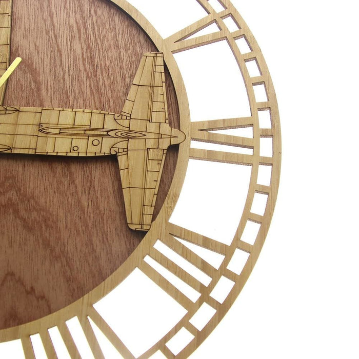 C-130j Super Hercules Wooden Wall Clock