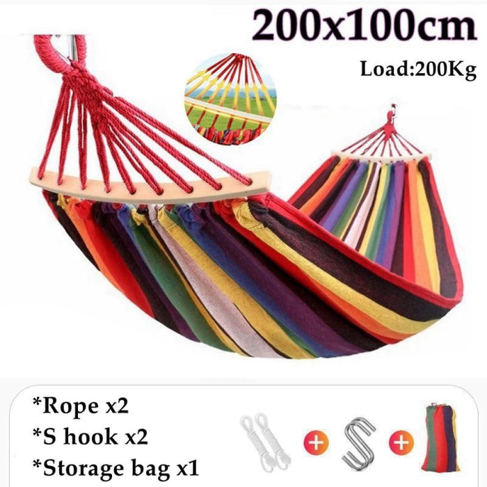 2 Colours Stripe Canvas Portable Thickening Anti-rollover