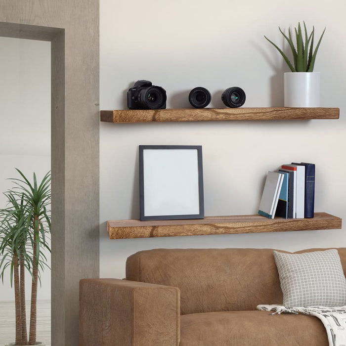 Goslash Picks 2 Pcs Floating Shelves Wall Mounted Storage