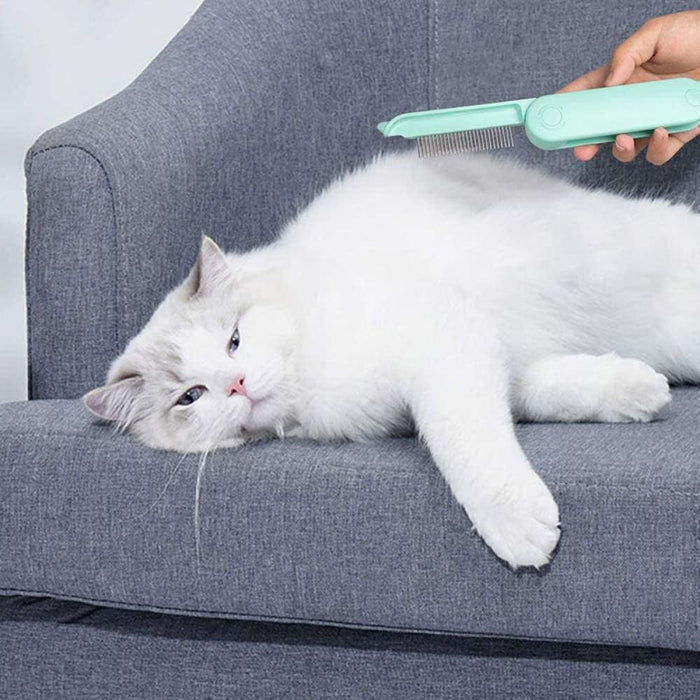 2 In1 Foldable Comfortable Safe Deshedding Pet Grooming