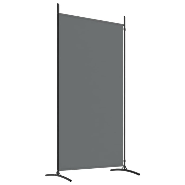 2-panel Room Divider Anthracite 175x180 Cm Fabric Tpbxlb