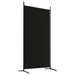 2-panel Room Divider Black 175x180 Cm Fabric Tpbxlo