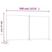 2-panel Room Divider Brown 348x180 Cm Fabric Tpbxip