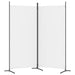 2-panel Room Divider White 175x180 Cm Fabric Tpbxpn