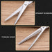 2 Pcs Professional Stainless Steel Scissors Thinning Shears