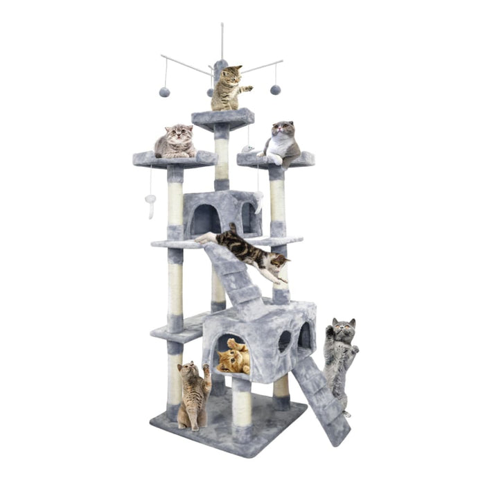 2.1m Cat Scratching Post Tree Gym House Condo Furniture