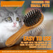 2-sided Pin Bristle Dog Brush Remove Loose Hair Massage