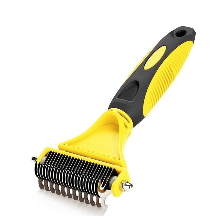 2 Sided Safe Undercoat Rake Grooming Dematting Comb