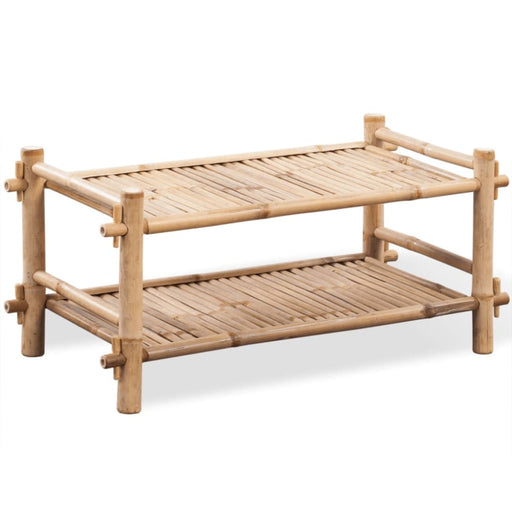 2-tier Bamboo Shoe Rack Xaxakb