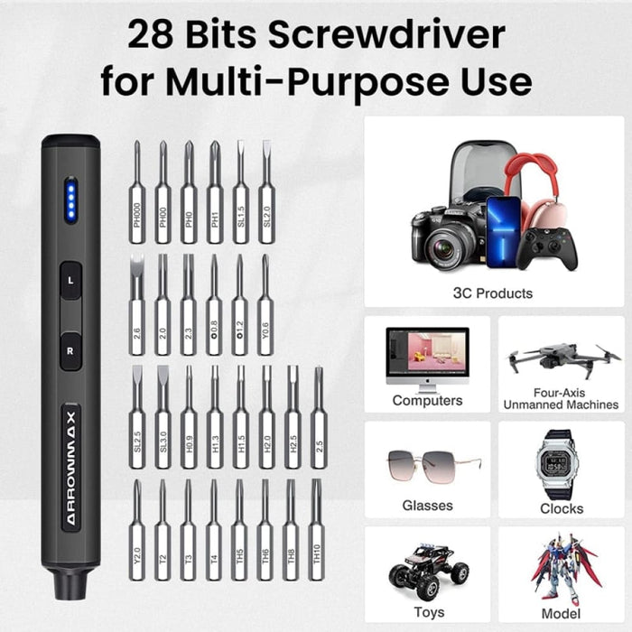 28 In-1 Rechargeable Cordless Magnetic Electric Screwdriver