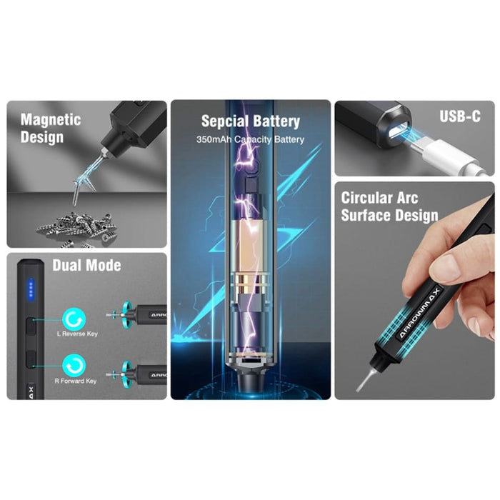 28 In-1 Rechargeable Cordless Magnetic Electric Screwdriver