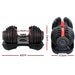 2pcs 24kg Adjustable Dumbbell Weight Dumbbells Plates Home