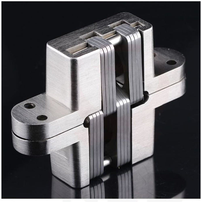 2pcs 304 Stainless Steel Hidden Hinges Seven Size Invisible