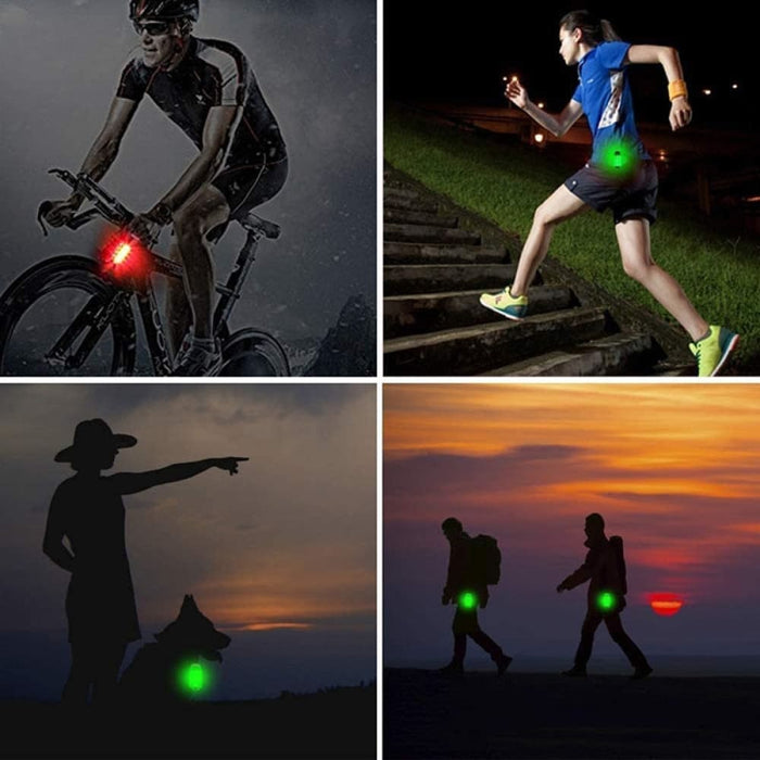 3 In 1 Waterproof Clip-on Safety Light Led Collar Tag