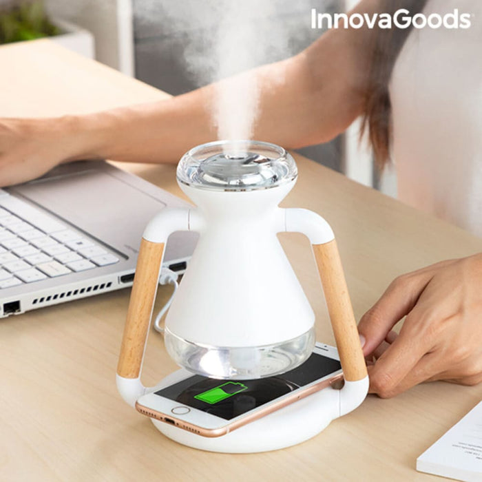 3-in-1 Wireless Charger Aroma Diffuser And Humidifier