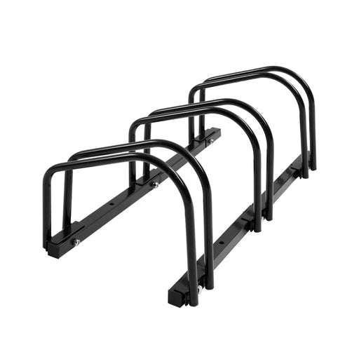 3 Bike Floor Parking Rack Bikes Stand Bicycle Instant