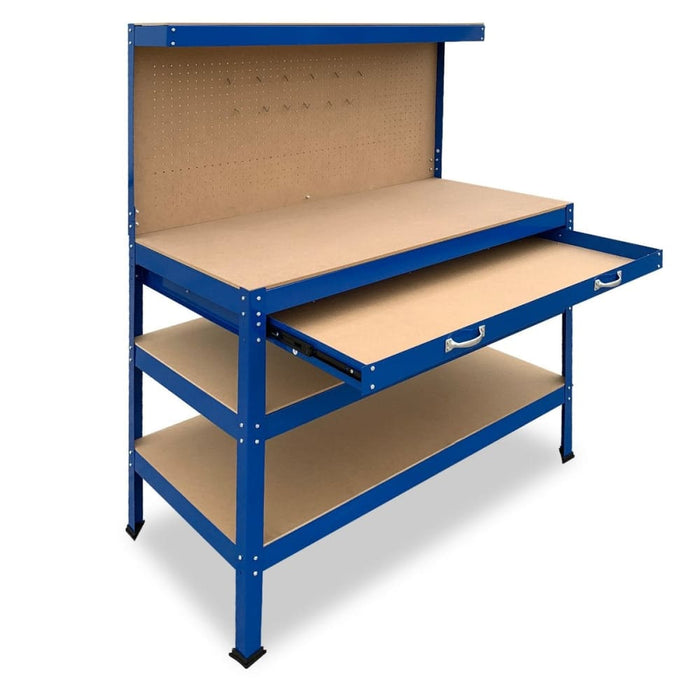 3 - layered Work Bench Garage Storage Table Tool Shop Shelf