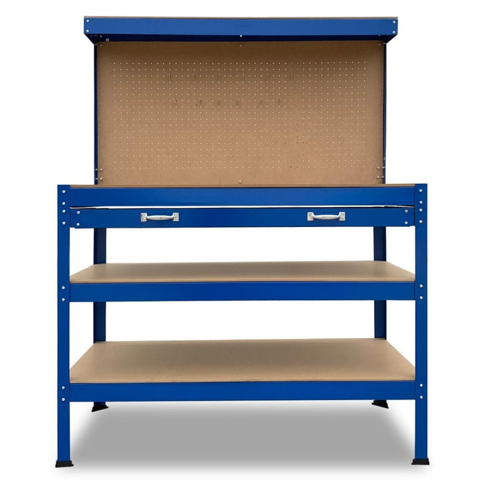 3 - layered Work Bench Garage Storage Table Tool Shop Shelf