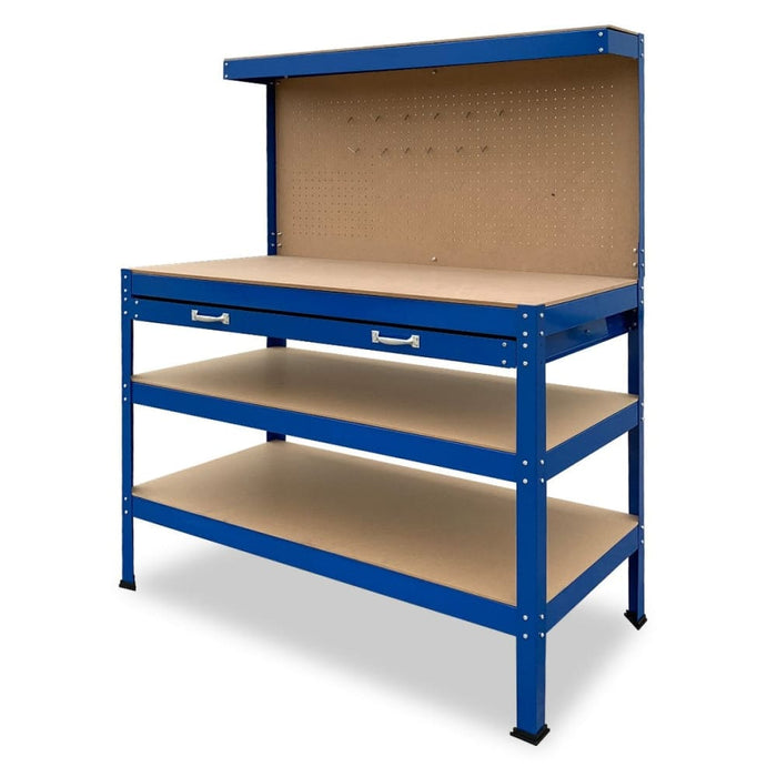 3 - layered Work Bench Garage Storage Table Tool Shop Shelf