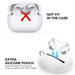 3 Pairs Anti-slip Anti-drop Silicone Ear Hook For Apple