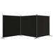 3-panel Room Divider Black 525x180 Cm Fabric Tpbxno