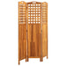 3 Panel Room Divider Solid Acacia Wood Gl5811